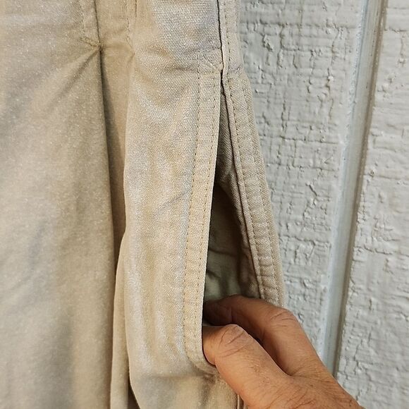 ERIKA CAVALLINI Women's Pleated High-Waisted Wide Leg Cotton Pant Italy 38/small - Picture 6 of 14